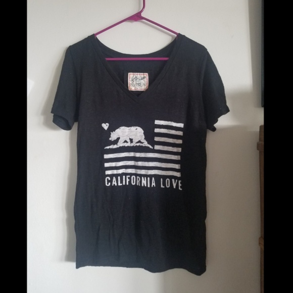 Reflex Tops - Black California Love Tee